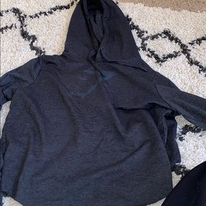 Gymshark crossbody cropped hoodie